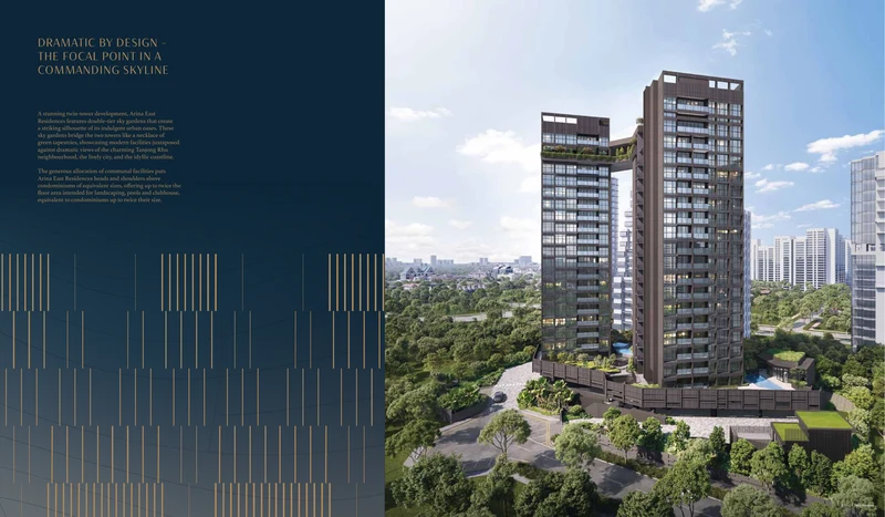 Arina East Residences twin freehold towers along Tanjong Rhu Road designed by ONG&ONG