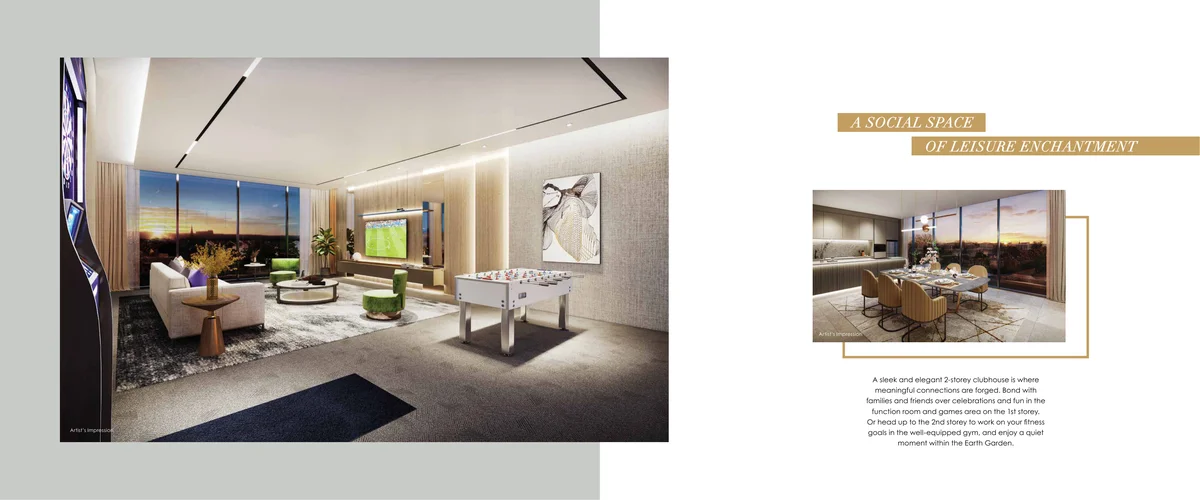 Belgravia Ace 2-storey contemporary clubhouse with gym and function rooms