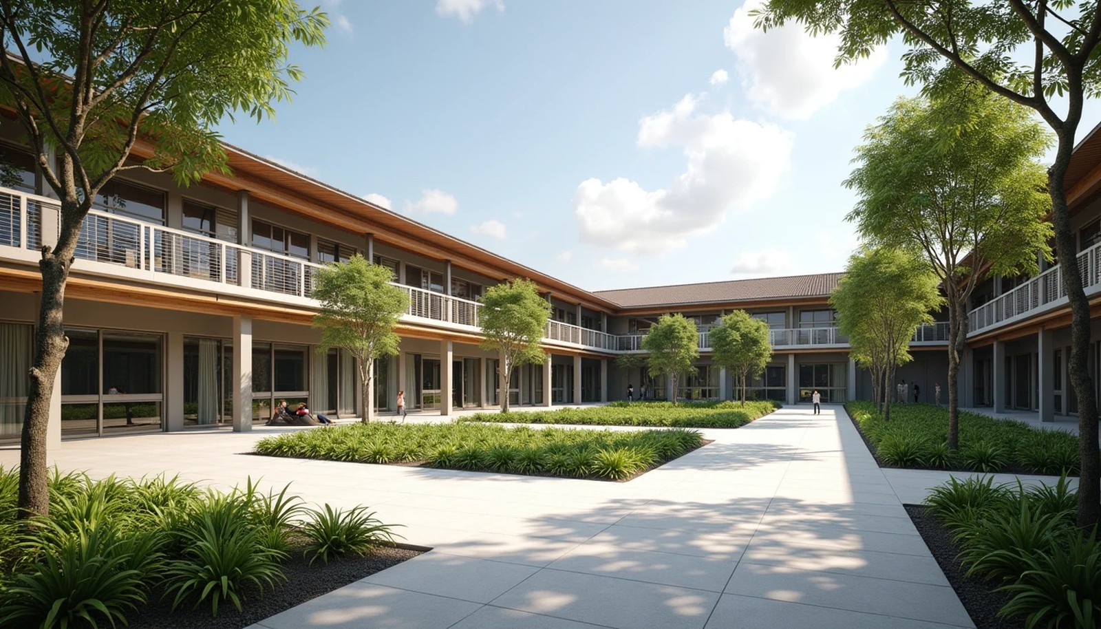 Contemporary Singapore primary school educational campus illustrating MOE home-school distance priority zones