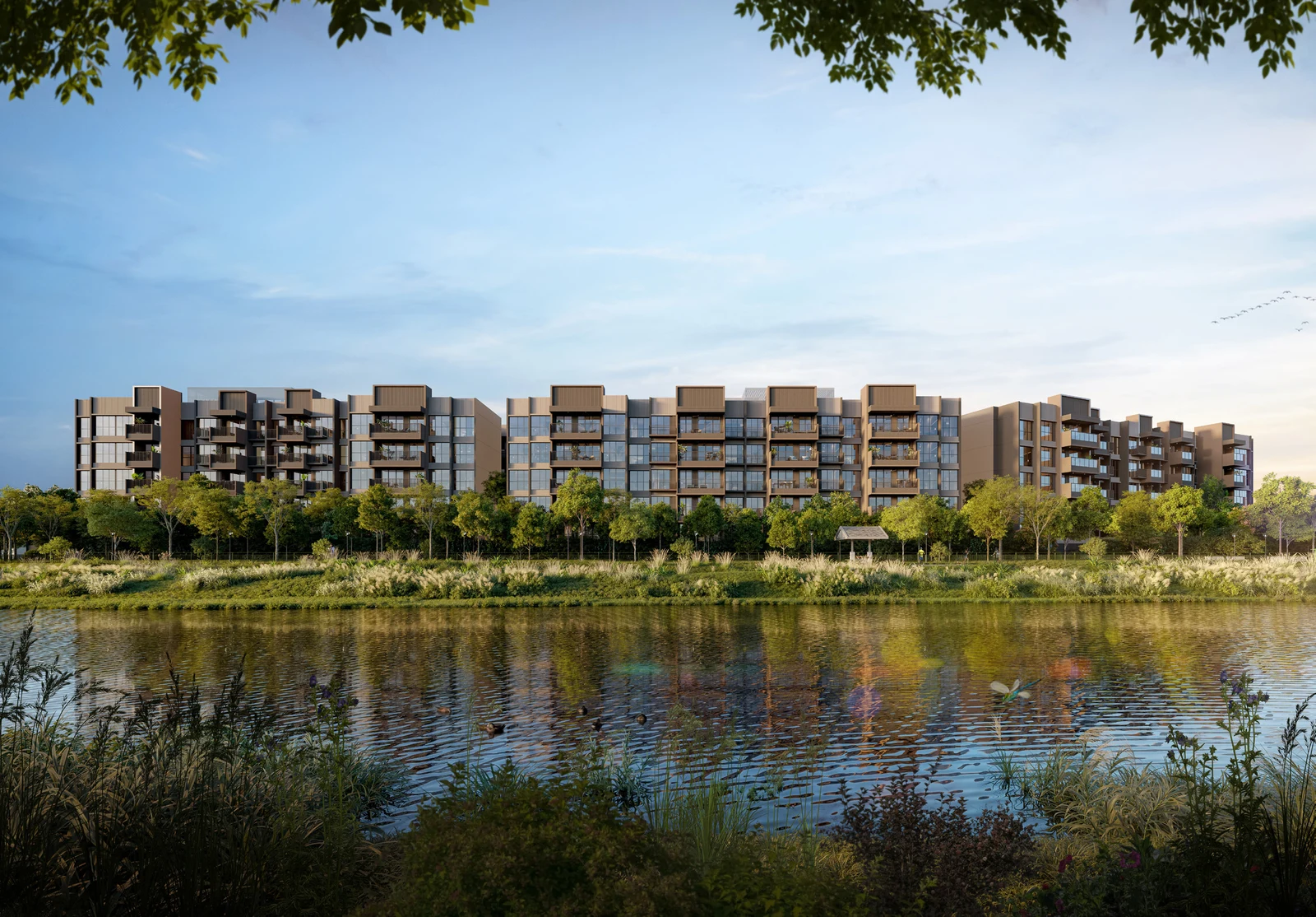 Artist’s impression of Faber Residence along Sungei Ulu Pandan