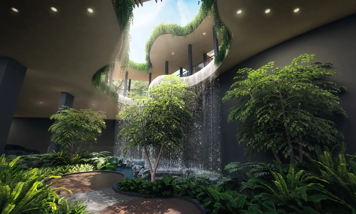 Kassia 3-storey Grand Clubhouse featuring modern glass gym, function rooms and sky leisure walk