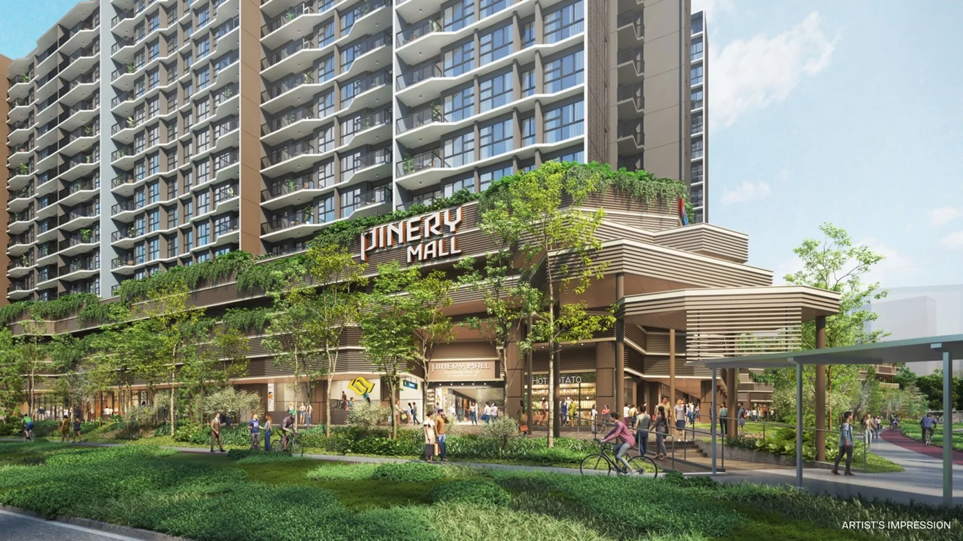 Pinery Residences 50m lap pool and landscaped resort decks