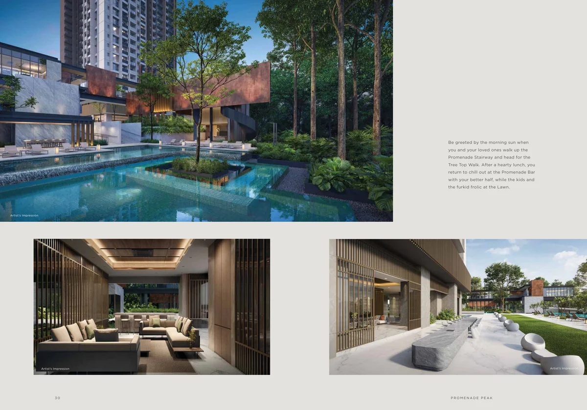 Promenade Peak residents clubhouse and function pavilion