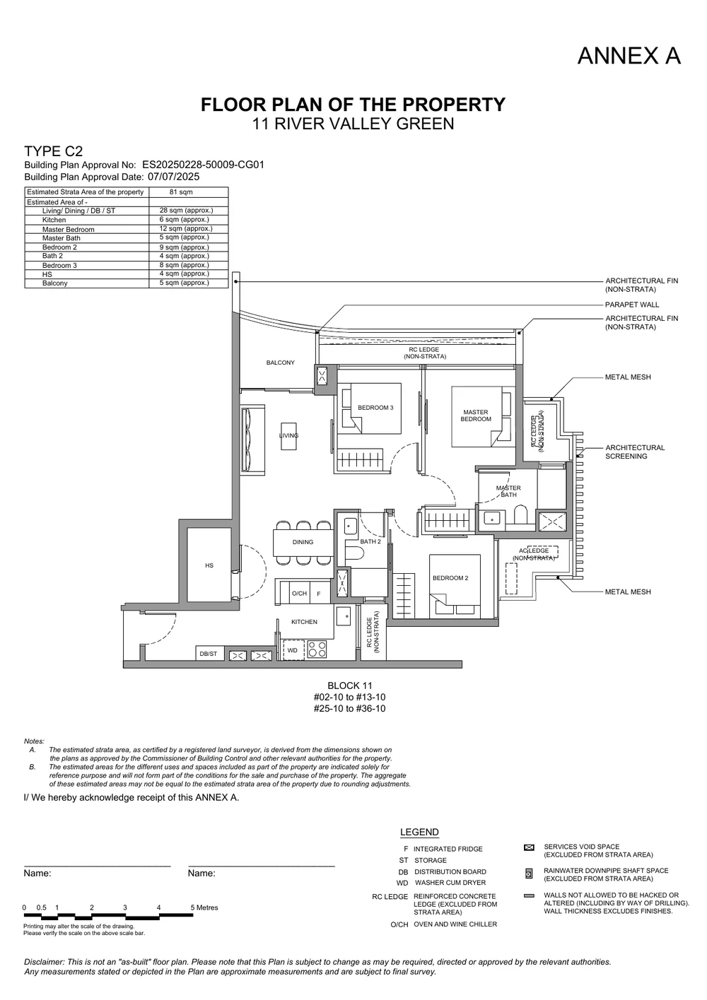River Green 3-Bedroom Type C2 floor plan
