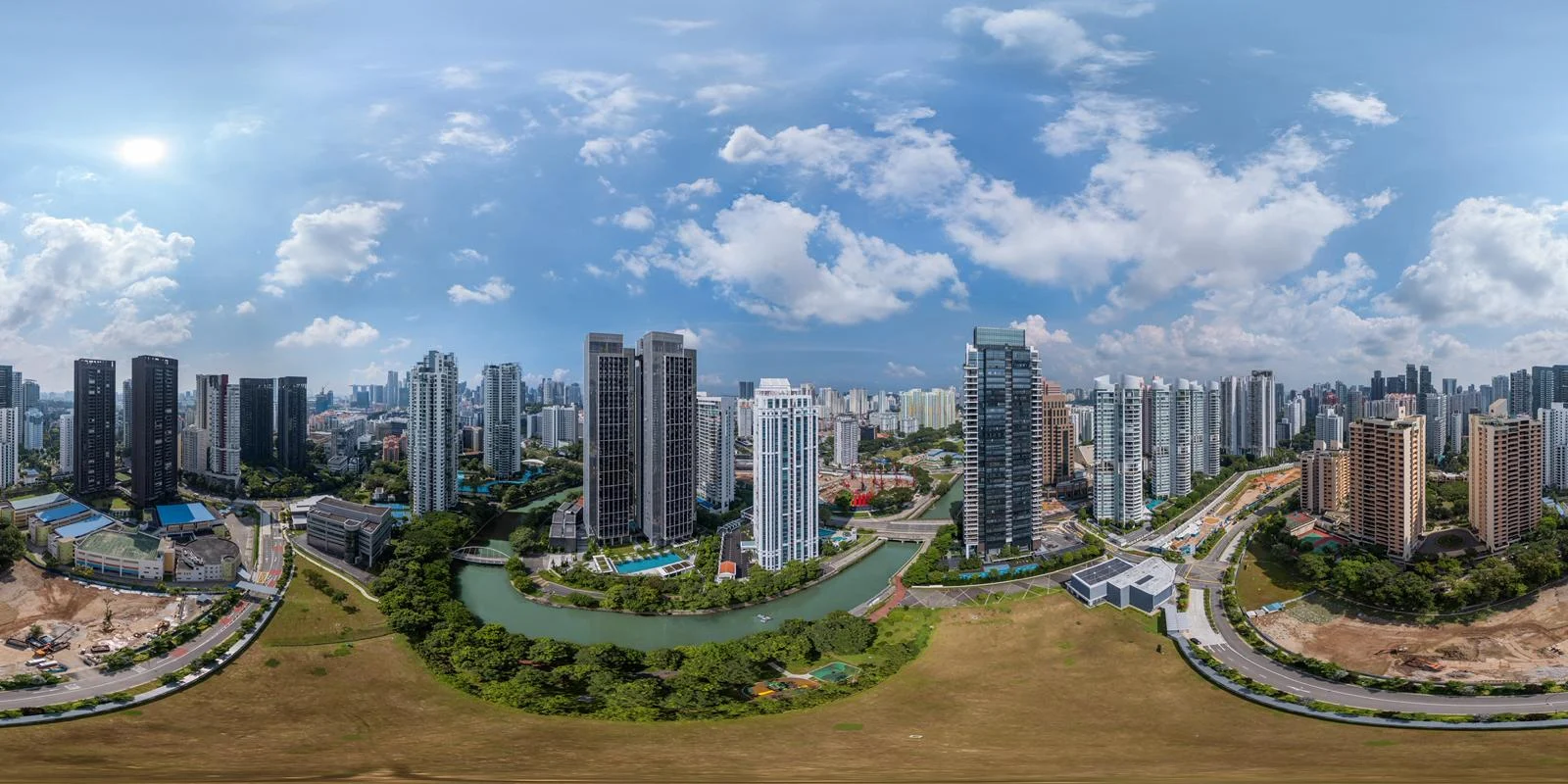 Artist’s impression of the 50m Infinity Lap Pool at River Modern