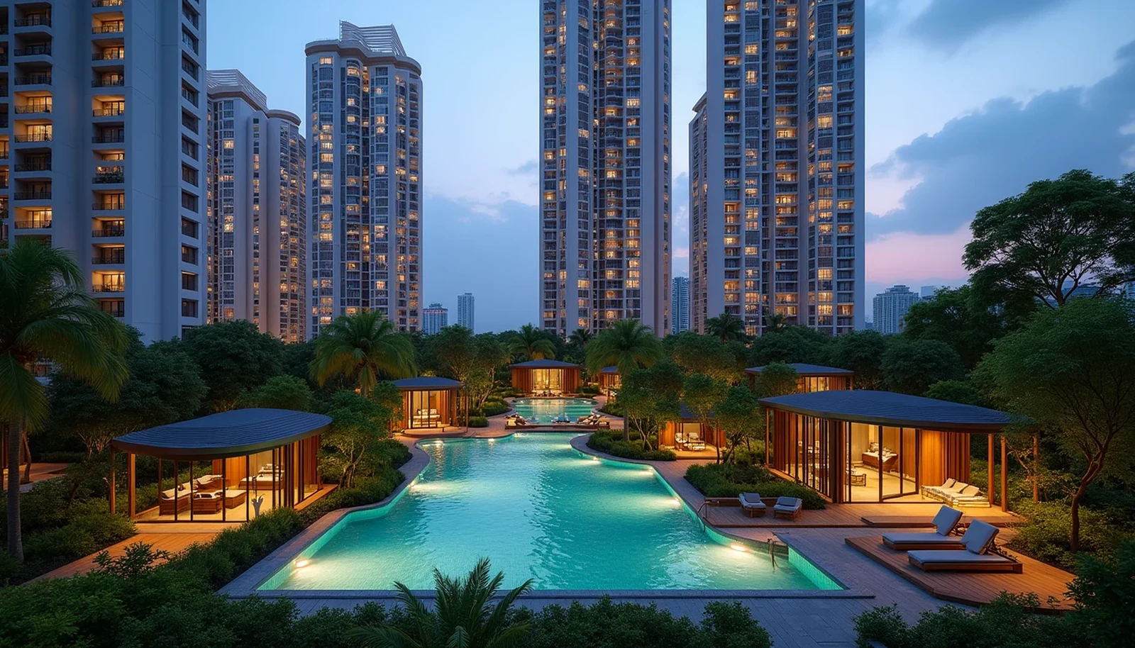 Tembusu Grand modern residential towers inspired by heritage Tembusu trees