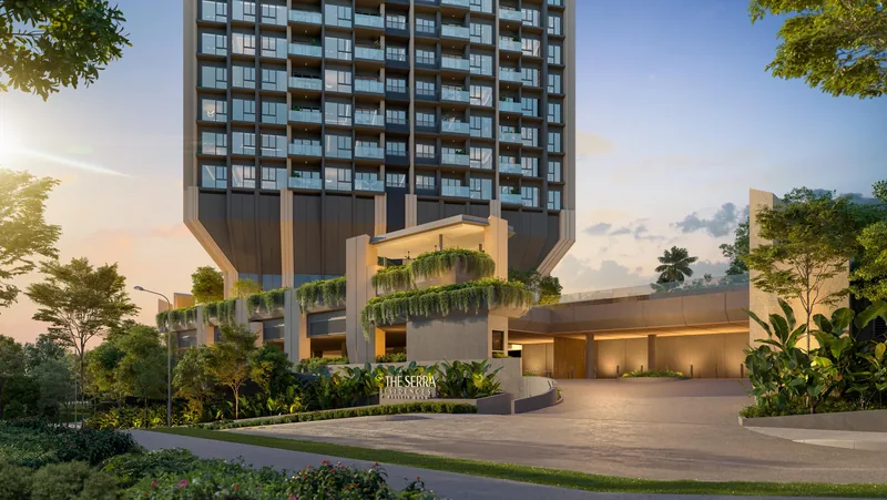 Artist’s impression of the Level 17 Sky Terrace lounge and wellness deck