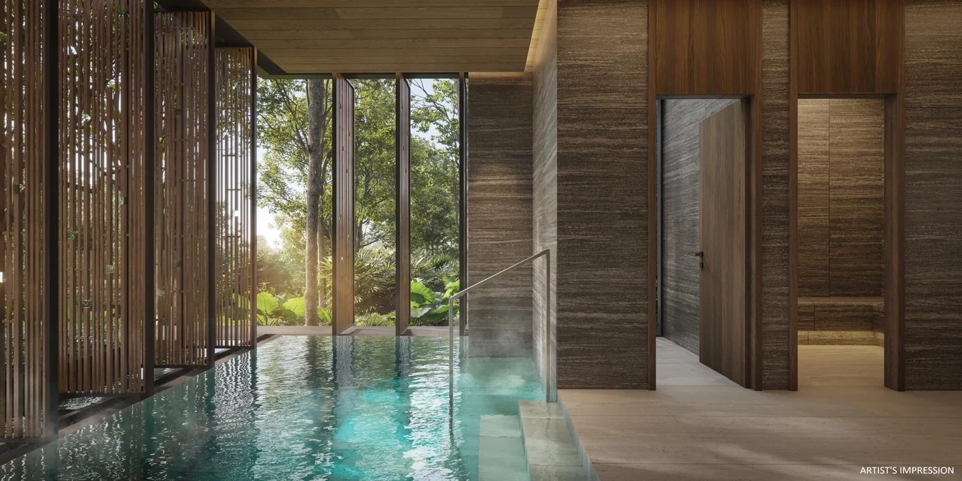 Indoor Spa Pool and Japanese-style onsen thermal bath at UPPERHOUSE