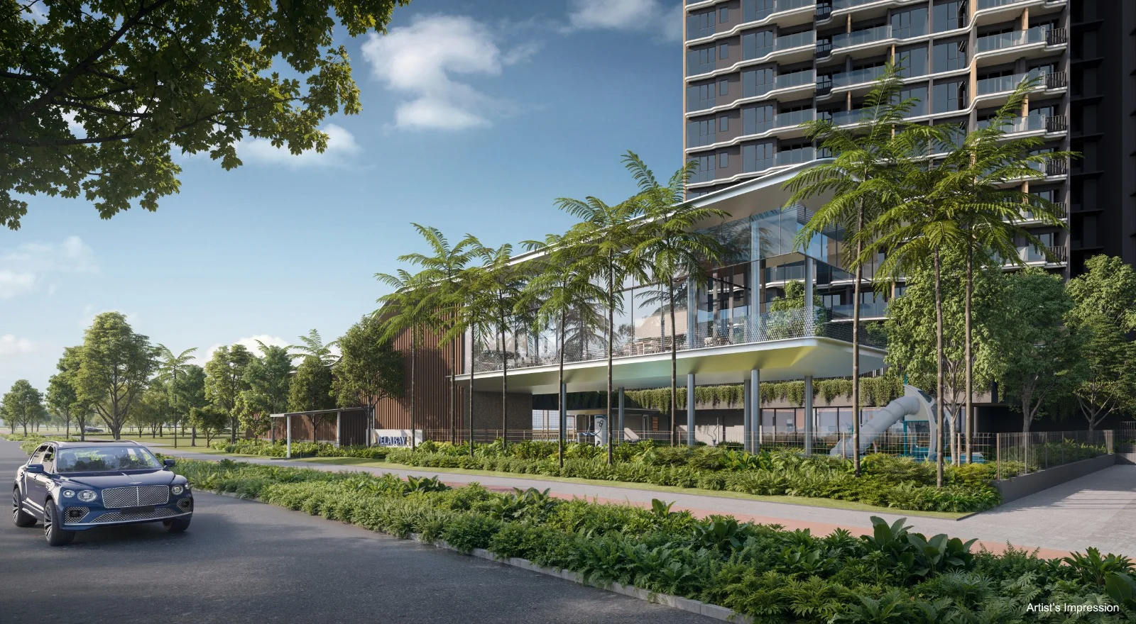 Artist’s impression of Vela Bay Wellness Gym