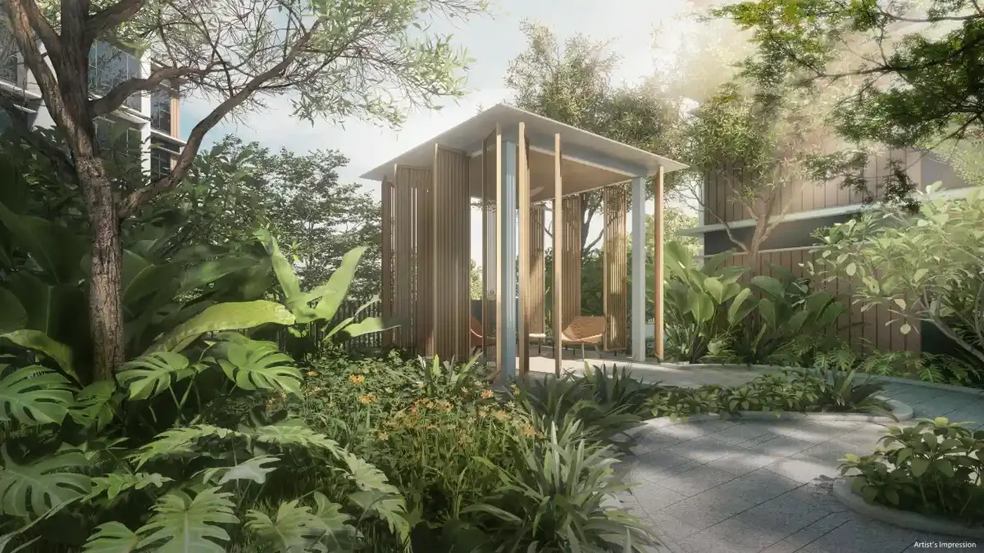 Watten House 50m lap pool and verdant sundeck overlooking low-density estate