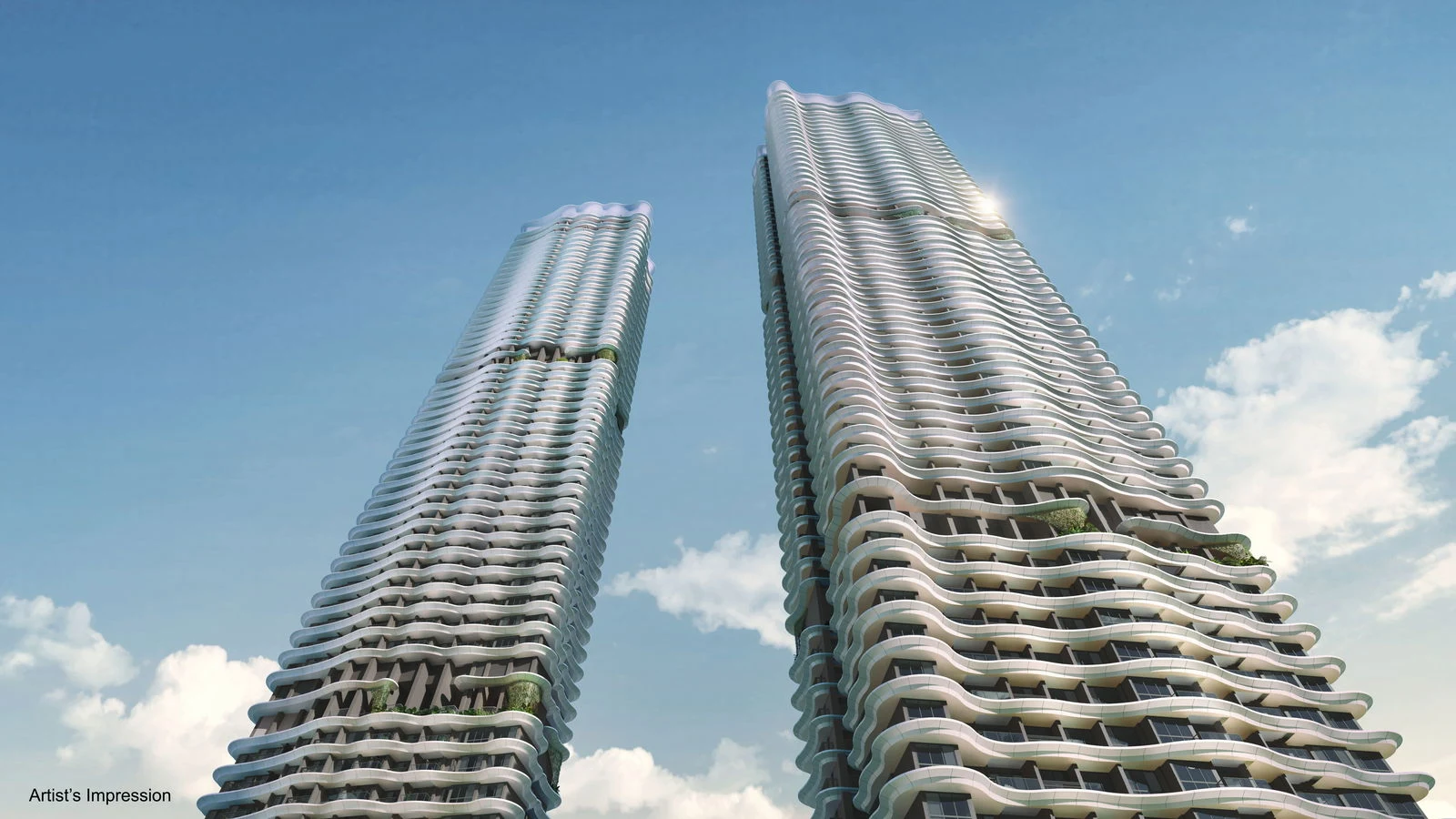 Zyon Grand iconic 62-storey twin residential skyscrapers soaring 240m above Zion Road in District 09 River Valley